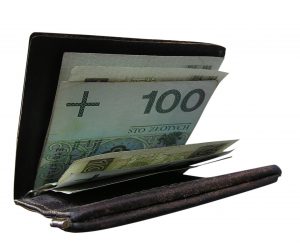 portfel z bankontami 100 zł